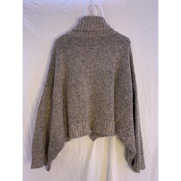 NWT A.n.a. Turtleneck Sweater in Taupe, Women's L Dolman Sleeve Jumper - Picture 4 of 10